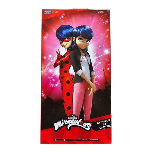 Zag HeroeZ Miraculous Marinette to Ladybug Doll and Outfit Playmates New RARE! - Picture 2 of 3